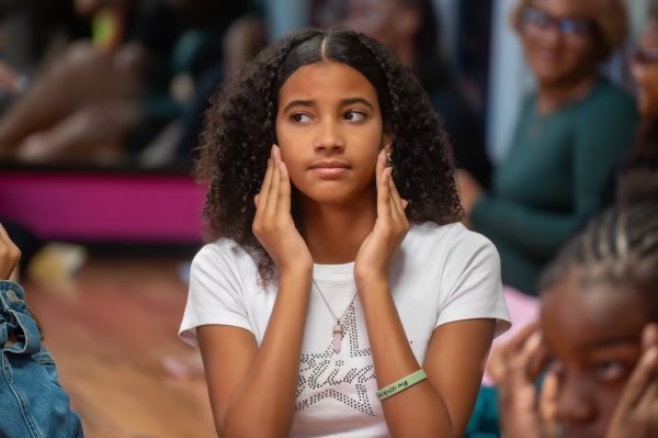 Students in mindfulness and personal development sessions