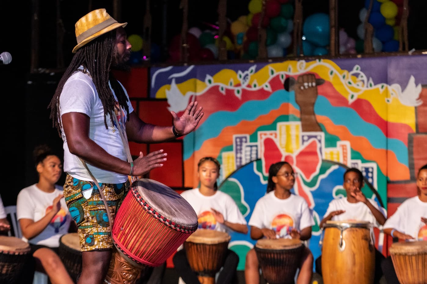 Students in the Art Saves Lives music program