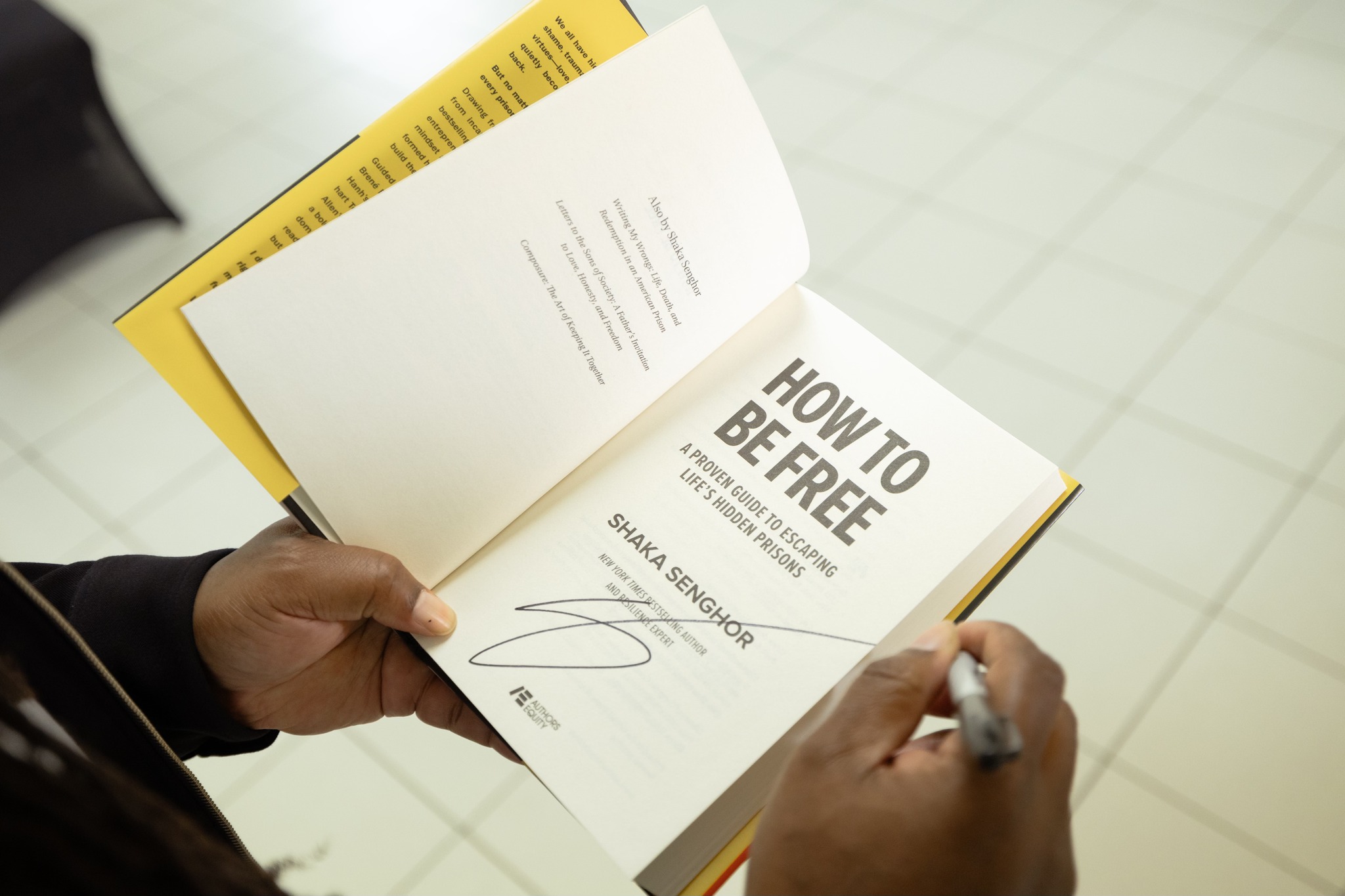 Book signing at the Tourism Bureau community event